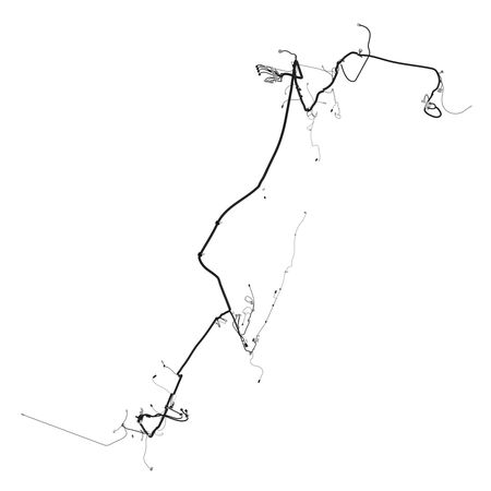 Жгут проводов, Wiring Harness, Left Main Sts My05 AH213329