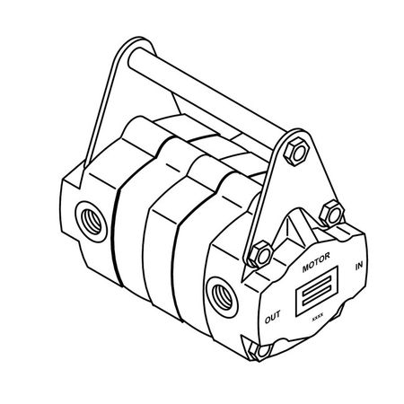 Гидравлический насос, Pump/motor Assy AN274488 Гидравлический насос, Pump/motor Assy AN274488