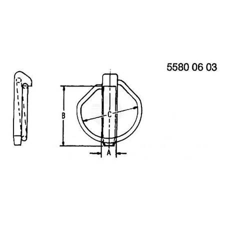 Быстрозамыкающийся штифт, Pin,quick Lock AR62151