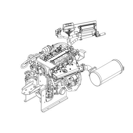Бензиновый двигатель, Gasoline Engine, My18+ Progator 202 AUC15316 Бензиновый двигатель, Gasoline Engine, My18+ Progator 202 AUC15316