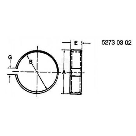 Компенсационное кольцо, Wear Ring, Rod, 50 H152794 Компенсационное кольцо, Wear Ring, Rod, 50 H152794