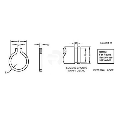 Пружинное кольцо, Ring, Snap R124576 Пружинное кольцо, Ring, Snap R124576
