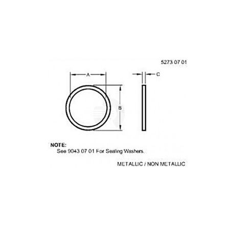 Кольцо, Seal, Oil R125666 Кольцо, Seal, Oil R125666