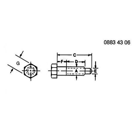 Винт с гол. п/торц. кл., Socket Head Screw, Special R246360 Винт с гол. п/торц. кл., Socket Head Screw, Special R246360