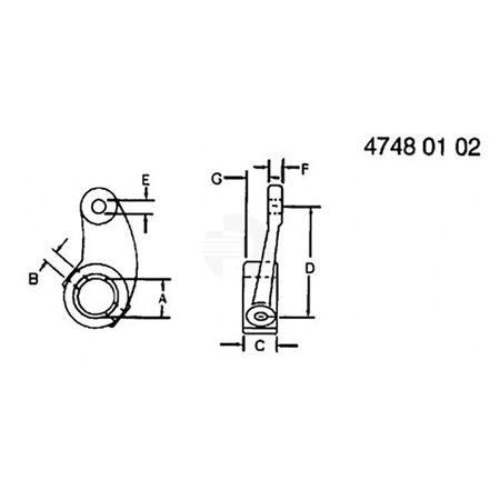 Рычаг, Lever R50012