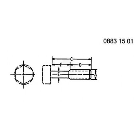 Винт с головкой, Cap Screw R80574