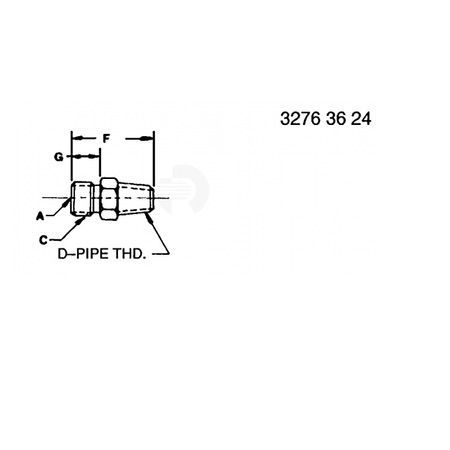 Фитинг, Fitting RE502650 Фитинг, Fitting RE502650