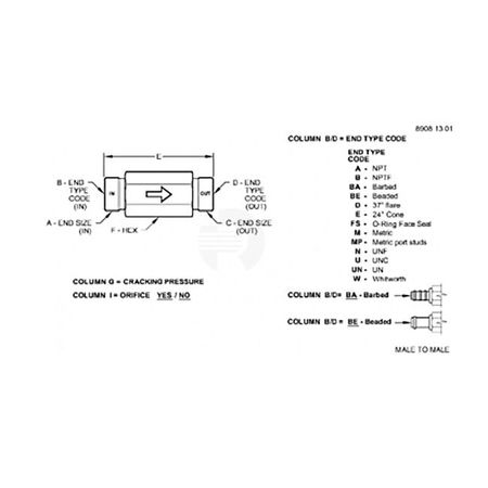 Обратный клапан, Check Valve RE520978 Обратный клапан, Check Valve RE520978