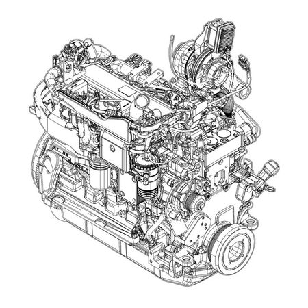 Дизельный двигатель, Diesel Engine, 6068 Ft4 Hw3a Servic SZ10018