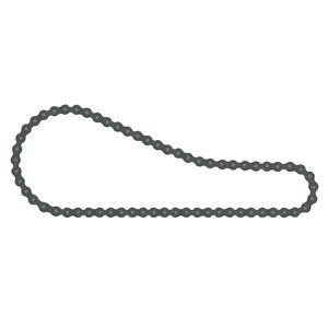 Цепь катка, Roller Chain, (clutch To Rotor Mwpu AFH205492