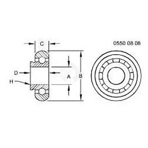 Шариковый подшипник, Bearing - Ball AH132823