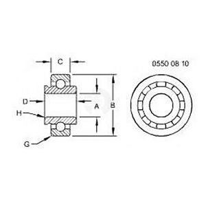 Шариковый подшипник, Ball Bearing Assy AH159863