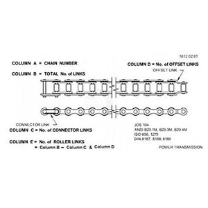 Цепь катка, Roller Chain, Assy #60 Feederhouse AH205013