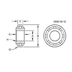 Шариковый подшипник, Bearing Assy-ball AH96585