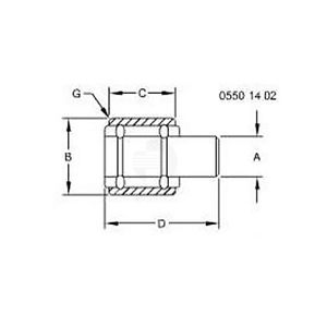 Шариковый подшипник, Ball Bearing, Water Pump AN131668