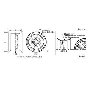 КОЛЕСО, Wheel, 15 X 10 Lb AN241674