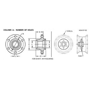 Ступица, Hub Assy AN281856