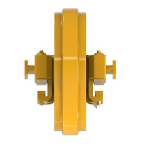 Натяжное колесо трака, 750j Idler With Brackets AT304377
