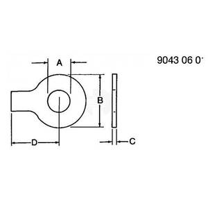 Стопорная пластина, Plate, Lock R109822 Стопорная пластина, Plate, Lock R109822