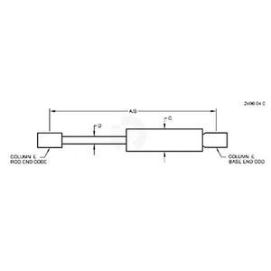 Газовый цилиндр, Gas Operated Cylinder RE234165