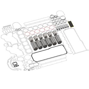 Компл. для рем. двигат., Engine Overhaul Kit, Kit,gasket,for RE524625