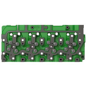 Головка блока цилиндров, Cylinder Head, With Valves RE553422