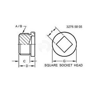 Пробка сливного отверстия, Plug T78662
